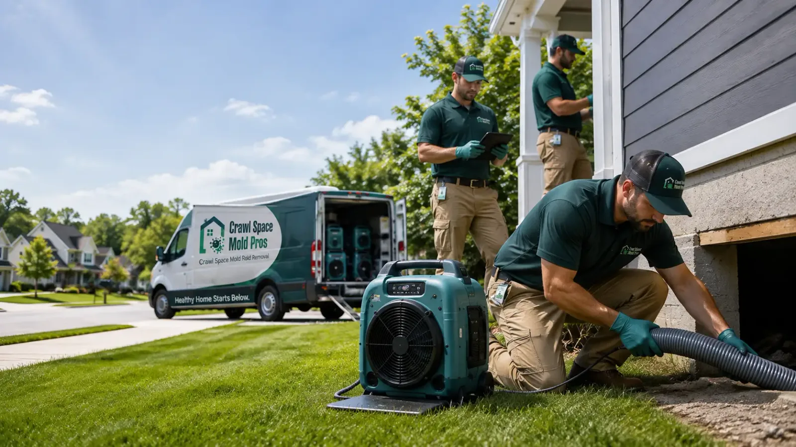 Crawl Space Mold Removal in Crandon, WI